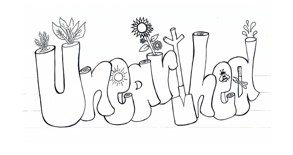 Unearthed logo - the drawing
