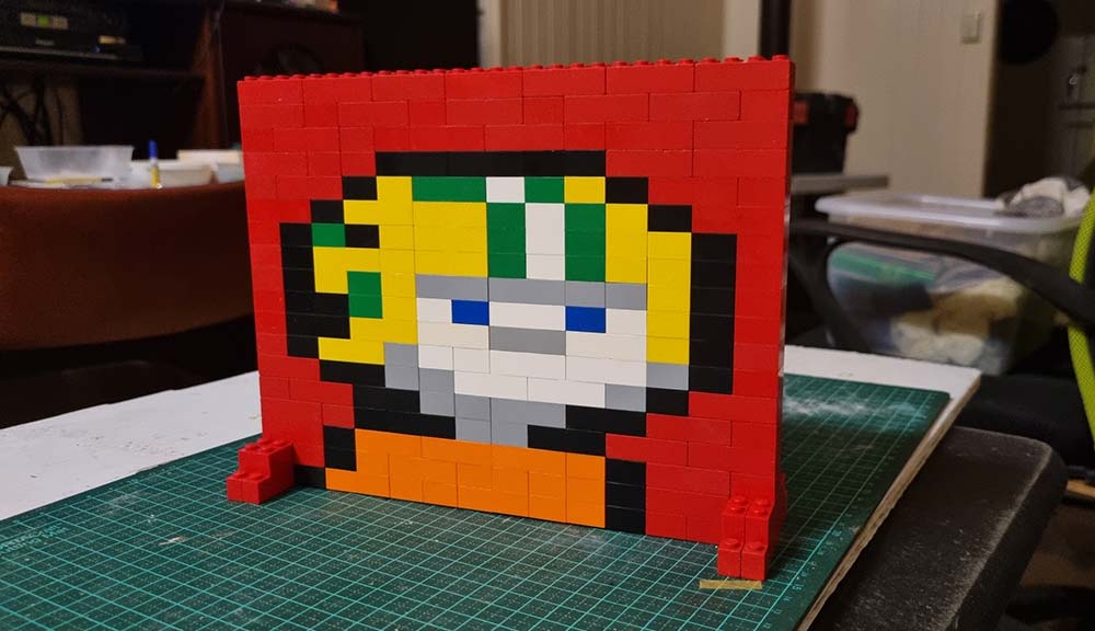 Commander Keen - Lego Pixel Art