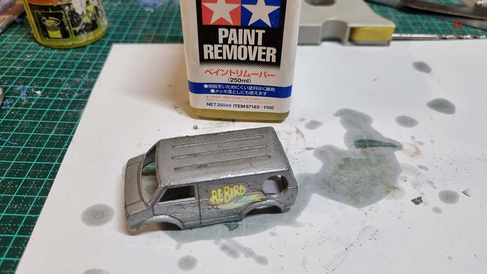 Removing paint with Paint Remover