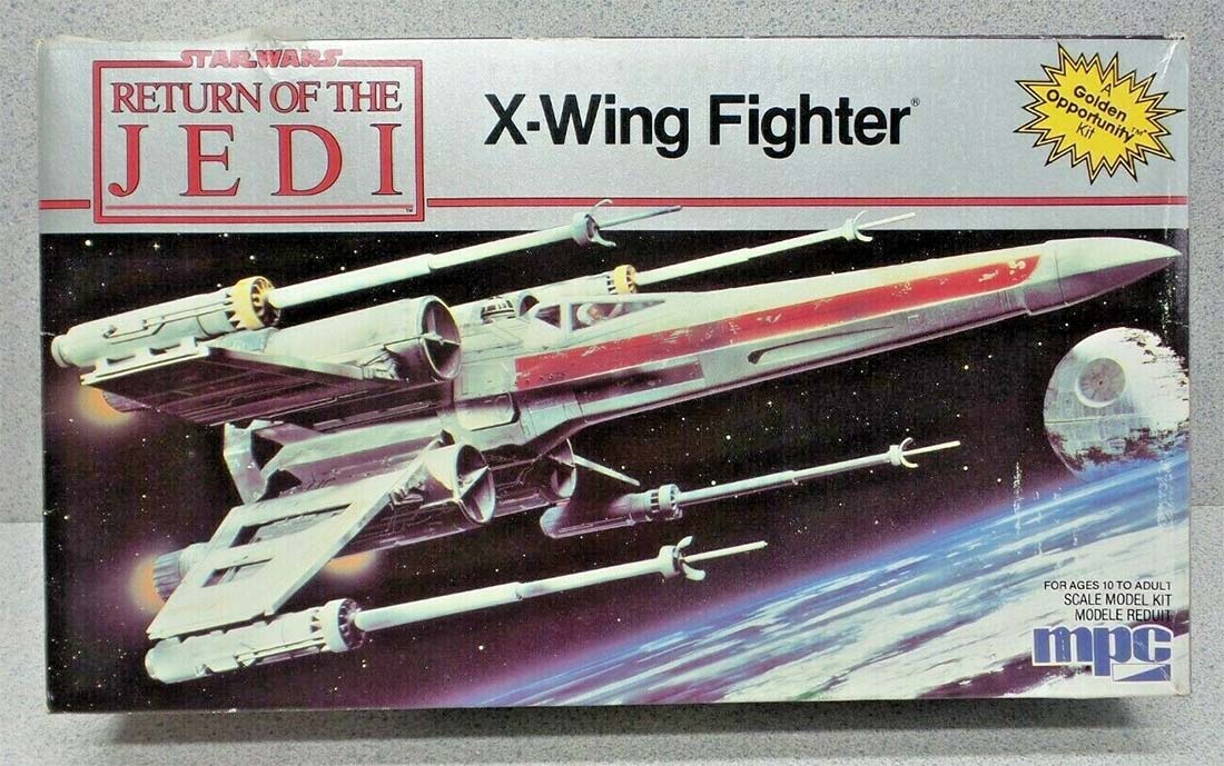 X-wing MPC model kit box